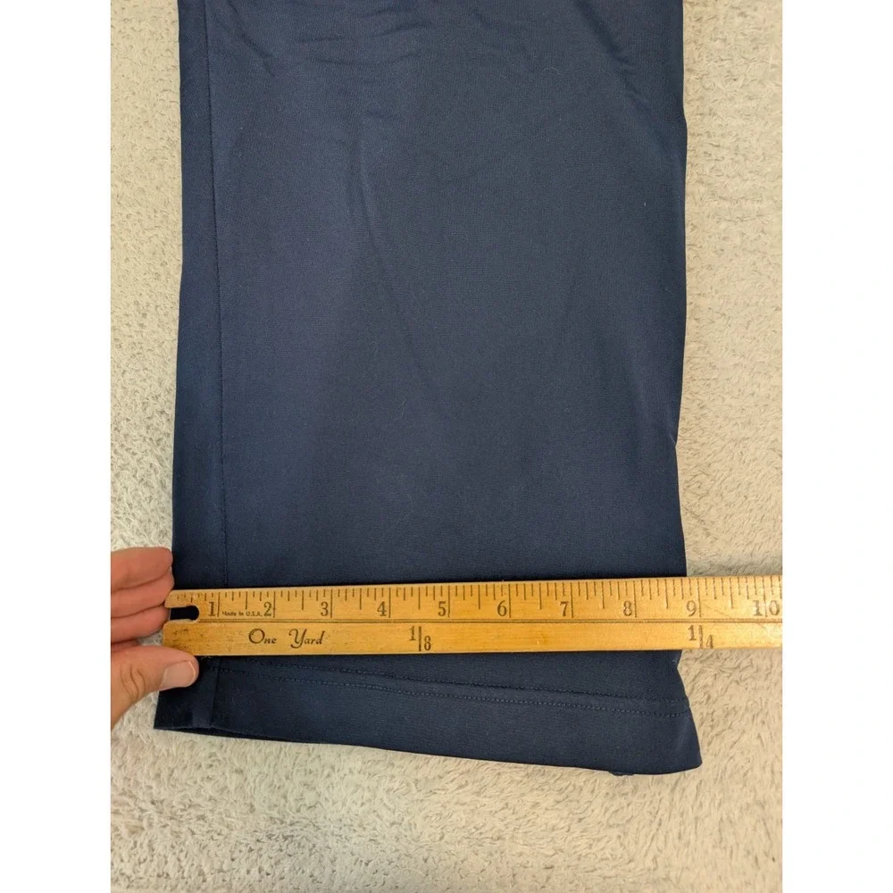 Vintage Y2K Nike Gray Tag Basketball Sweatpants Navy Blue Medium Waist Zip Ankle